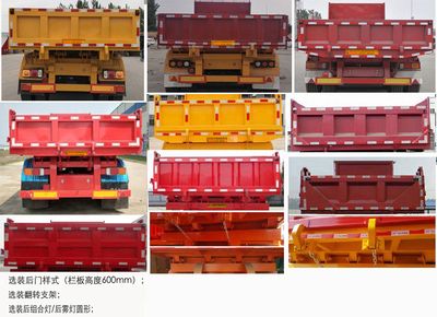 Jinan Senyang brand automobile HZF9400ZH tipping chassis 