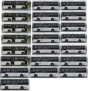 Chinese license plate cars TEG6853BEV02 Pure electric city buses