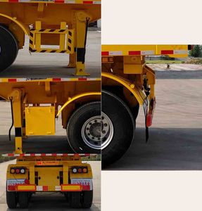 Hengyu Business Brand Automobile FYD9400ZZXP Flat dump semi-trailer