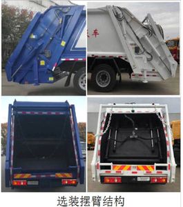 Haotian Xingyun  HTX5180ZYSET6 Compressed garbage truck