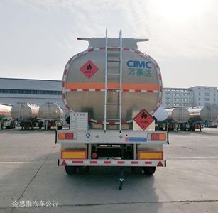 Mastercard SDW9350GYY Aluminum alloy oil transport semi-trailer