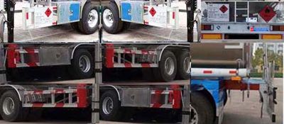 Mastercard SDW9350GYY Aluminum alloy oil transport semi-trailer