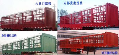 Zhaoxin  CHQ9407CCY Gantry transport semi-trailer