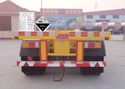 Huachang brand automobiles QDJ9401TWY Transport semi-trailer of dangerous goods tank frame