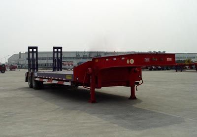 Huajun ZCZ9217TDLow flatbed semi-trailer