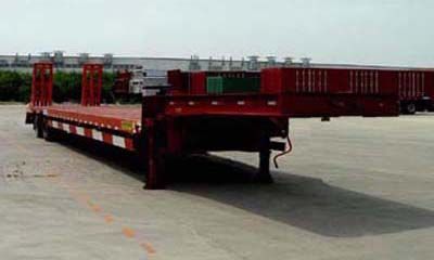 Huajun  ZCZ9217TD Low flatbed semi-trailer