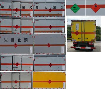 Shenlu  ESL5120XRQ6EQ Flammable gas box transport vehicle