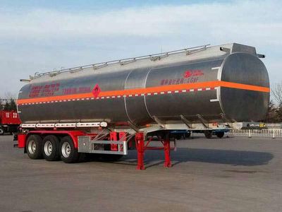 Juntong  JF9406GYY Aluminum alloy oil transport semi-trailer