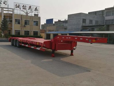 Luyue  LHX9408TDP Low flatbed semi-trailer