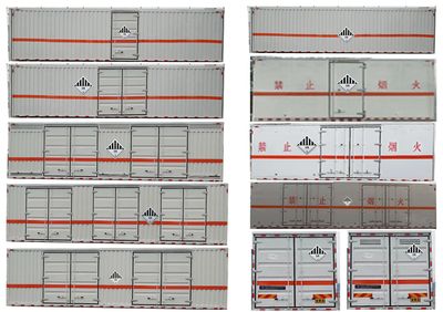 Wanglongwei  WLW5180XZWD6 Miscellaneous dangerous goods box transport vehicle