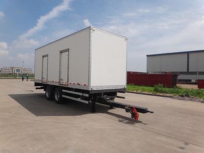 Qingzhuan  QDZ9180XXY Box type center axle trailer