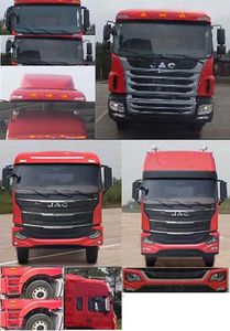 Jianghuai brand automobiles HFC5311CCYP2K4H45S3V Grate type transport vehicle