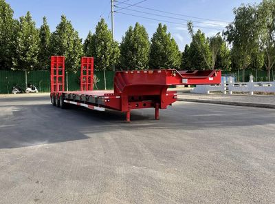 Zhongyun Changda brand automobiles XSQ9370TDPXZ Low flatbed semi-trailer