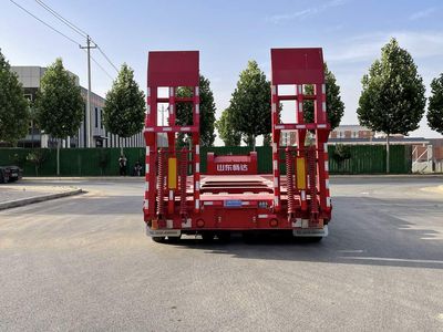 Zhongyun Changda brand automobiles XSQ9370TDPXZ Low flatbed semi-trailer