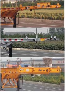 Guangda Hongyuan brand automobiles GHY9180TJZ Empty container transport semi-trailer