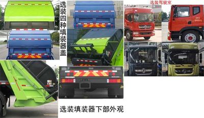 Zhonglian Automobile ZBH5180ZYSEQE6NG Compressed garbage truck