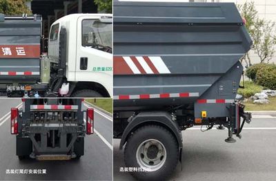 Jinshi  YJW5080ZZZ Hydraulic Lifter Garbage truck 