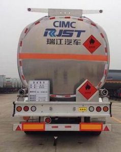 Ruijiang  WL9407GYYD Aluminum alloy oil transport semi-trailer