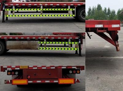 Xinyitong  HMJ9400TDPA Low flatbed semi-trailer