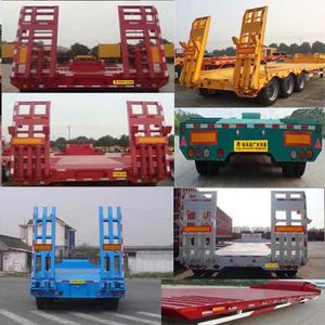 Guangda Hongyuan brand automobiles GHY9340TDP Low flatbed semi-trailer