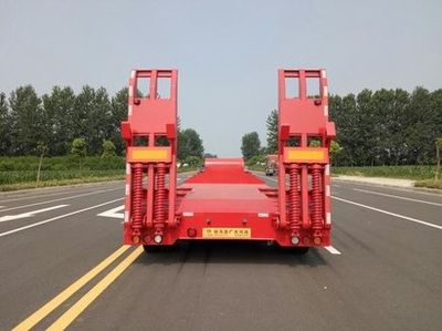 Guangda Hongyuan brand automobiles GHY9340TDP Low flatbed semi-trailer