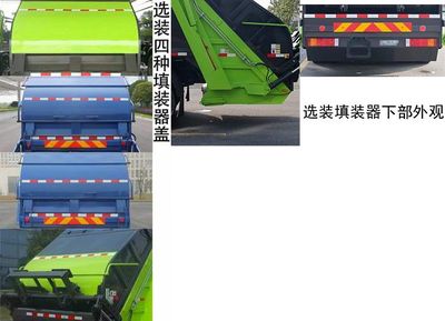 Zhonglian Automobile ZBH5180ZYSEQE6 Compressed garbage truck