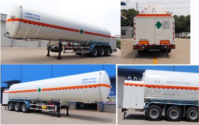 Chart  CTZ9405GDYA Low temperature liquid transport semi-trailer