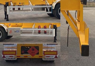 Changhua  HCH9406TWY40 Transport semi-trailer of dangerous goods tank frame