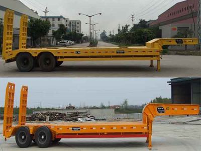 Huilian Automobile HLC9350TDP Low flatbed semi-trailer