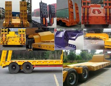 Huilian Automobile HLC9350TDP Low flatbed semi-trailer