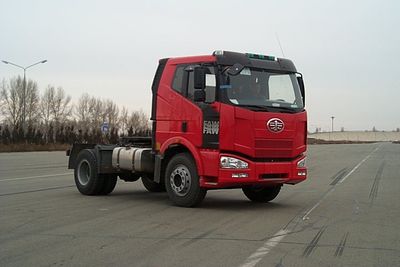 Jiefang Automobile CA4180P63K2A1E Flat head diesel semi-trailer tractor