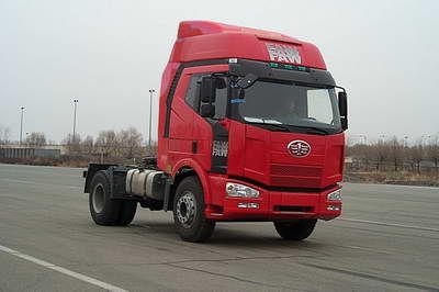 Jiefang Automobile CA4180P63K2A1E Flat head diesel semi-trailer tractor