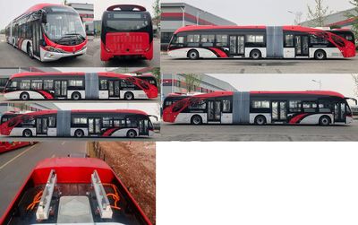 Guangtong Automobile CAT6180DRBEVT1 Pure electric articulated city buses