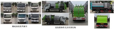 Zhongqi Liwei brand automobiles HLW5070TCA6EQ Kitchen waste truck