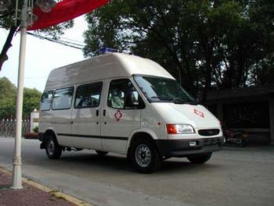 Jiangling Quanshun brand automobiles JX5046XJHDLH ambulance