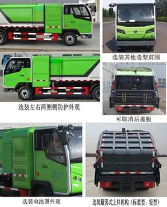 Yutong  YTZ5080ZYSZ0BEV Pure electric compression garbage truck