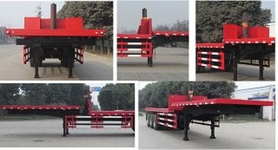 Meilong  TSZ9400ZZXP Flat dump semi-trailer