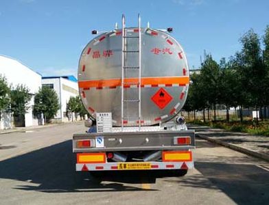 Changhua  HCH9408GRY Aluminum alloy flammable liquid tank transport semi-trailer