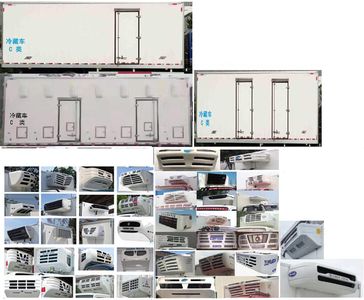 Huatong brand automobiles HCQ5186XLCBJ6 Refrigerated truck