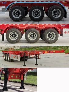 Xinjinjun  ZTV9400TWY Transport semi-trailer of dangerous goods tank frame