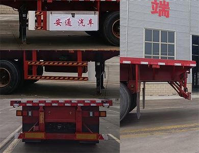 Yixiangtong  QAT9402TPB Flat transport semi-trailer