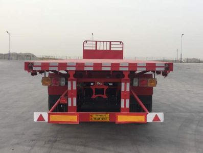 Hualiang Yongshun brand automobiles WYF9400TPB Flat transport semi-trailer