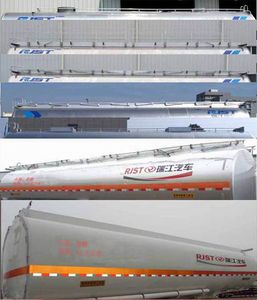 Ruijiang  WL9409GRYD Aluminum alloy flammable liquid tank transport semi-trailer