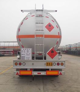 Ruijiang  WL9409GRYD Aluminum alloy flammable liquid tank transport semi-trailer