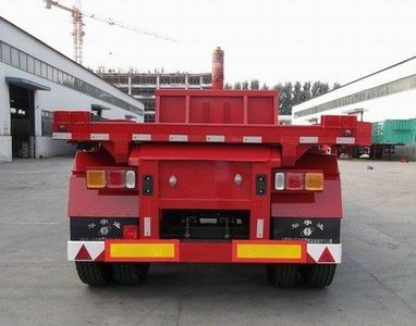 Huayuda  LHY9350ZZXP Flat dump semi-trailer