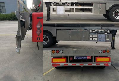 Tianming  TM9407GYYTD2 Aluminum alloy oil transport semi-trailer