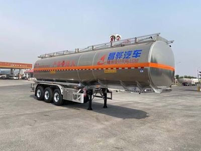 Changhua  HCH9406GRY43 Aluminum alloy flammable liquid tank transport semi-trailer