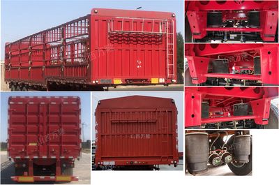 Wanlong Shunda brand automobiles LCH9400CCYA Gantry transport semi-trailer