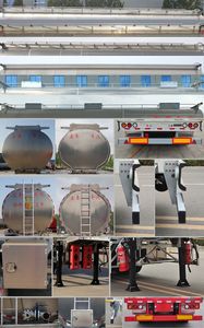 Zhengkang Hongtai brand automobiles HHT9401GRH Lubricating oil tank transport semi-trailer