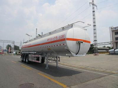 Tonghua  THT9402GYYD Aluminum alloy oil transport semi-trailer